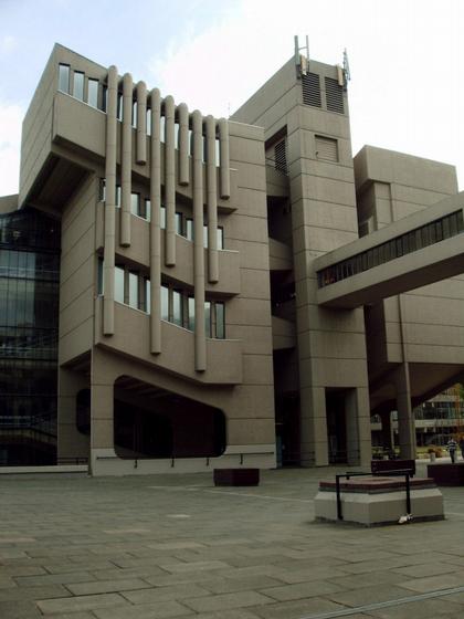 Across the courtyard to Roger Stevens Building